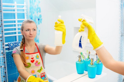 Professional oven cleaning service for a home kitchen in SW13