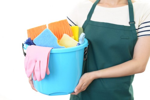 Carpet cleaning team in SW13 with recycling-focused equipment and sustainable service practices