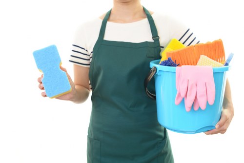 Carpet cleaning team preparing a UK residential service booking