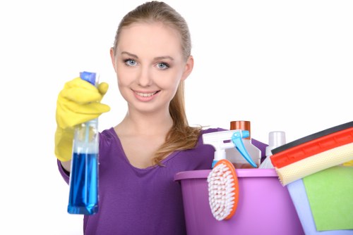Checklist and preparation scene for a deep clean in SW13